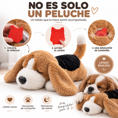 Peluche con latidos de corazón natural para el estrés