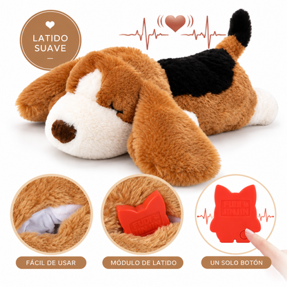 Peluche con latidos de corazón natural para el estrés