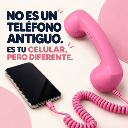 Teléfono Vintage para Celular USB-C