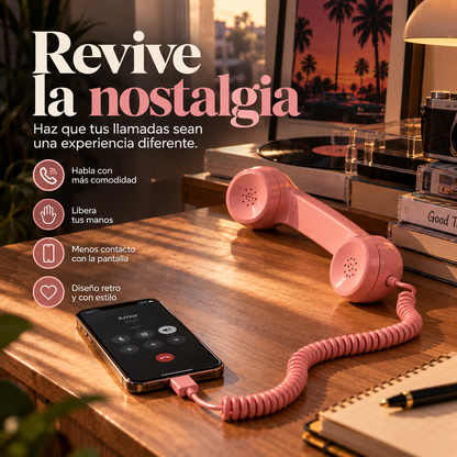 Teléfono Vintage para Celular USB-C